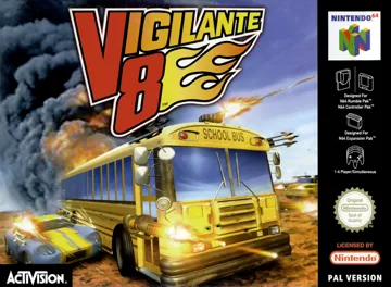 Vigilante 8 (Europe) box cover front